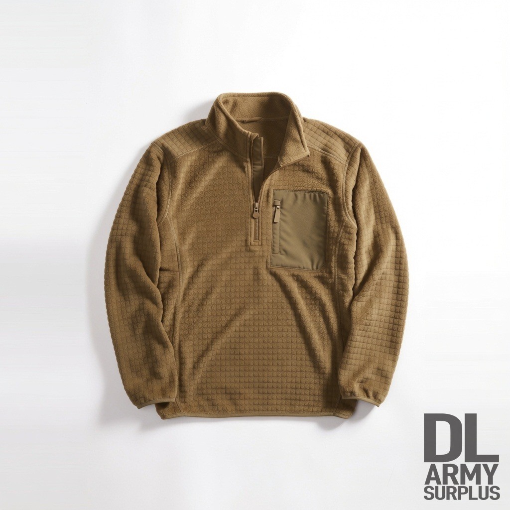 Grid Fleece Quarter-Zip